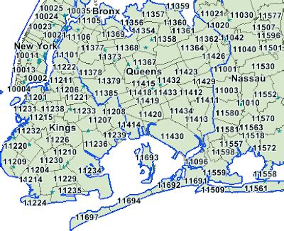 long island zip codes list.